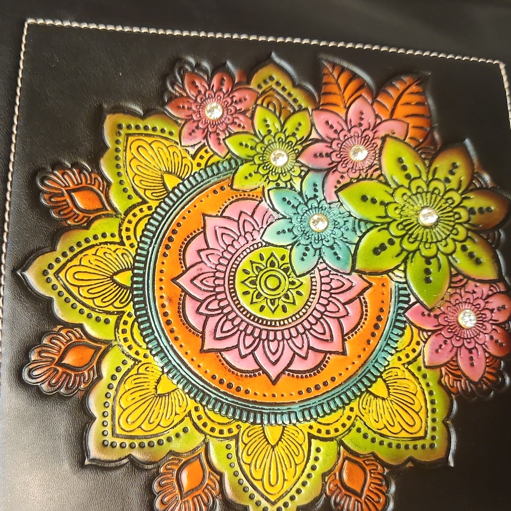 Mandala black colors backpack